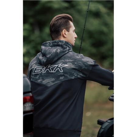 SWEAT HOMME BKK LOGO - BLACK/CAMO