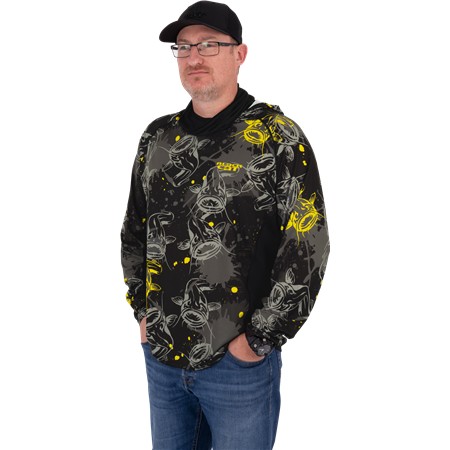 SWEAT HOMME BLACK CAT PERFORMANCE SUN TOP - NOIR