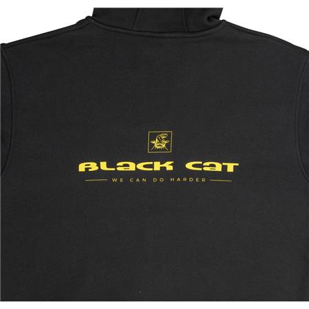 SWEAT HOMME BLACK CAT ZIPPER - NOIR