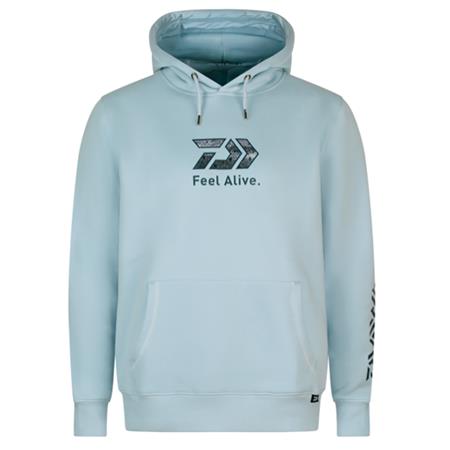 Sweat Homme Daiwa D-Vec Truite - Bleu Ciel