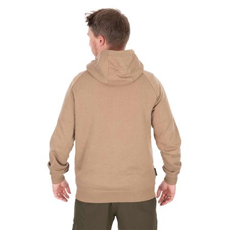 SWEAT HOMME FOX COLLECTION LW ZIP HOODY - TAN