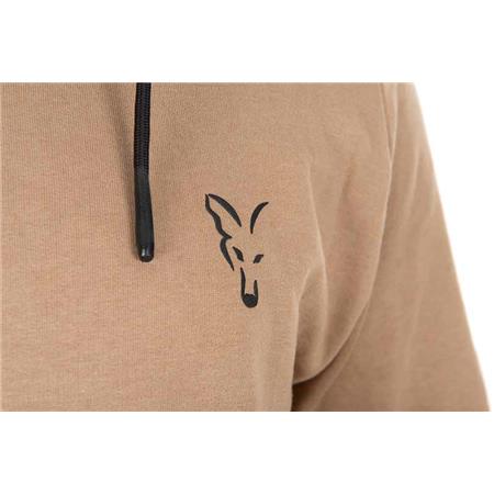 SWEAT HOMME FOX COLLECTION LW ZIP HOODY - TAN