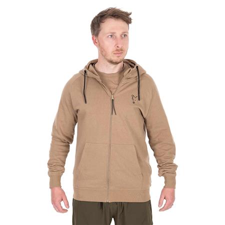 Sweat Homme Fox Collection Lw Zip Hoody - Tan