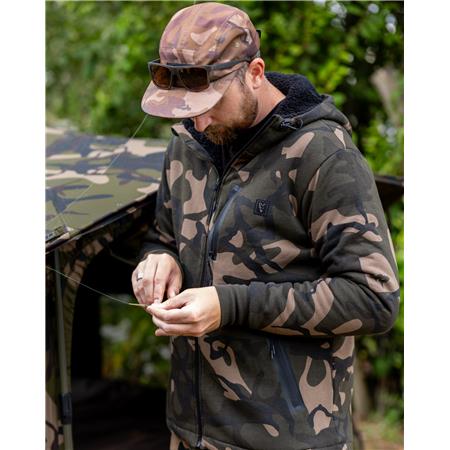 SWEAT HOMME FOX FULL ZIP PREM SHERPA 310 HOODIE - CAMO