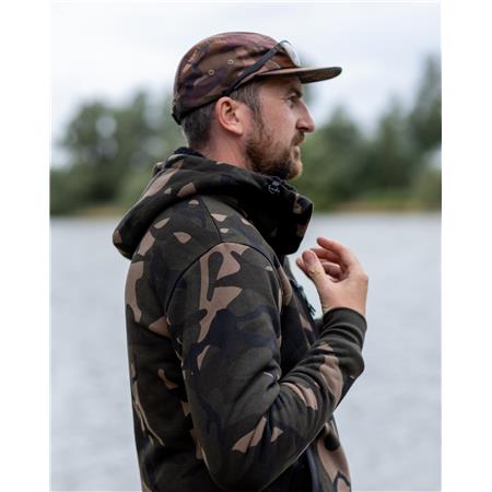 SWEAT HOMME FOX FULL ZIP PREM SHERPA 310 HOODIE - CAMO