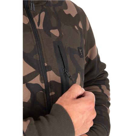 SWEAT HOMME FOX FULL ZIP PREM SHERPA 310 HOODIE - CAMO