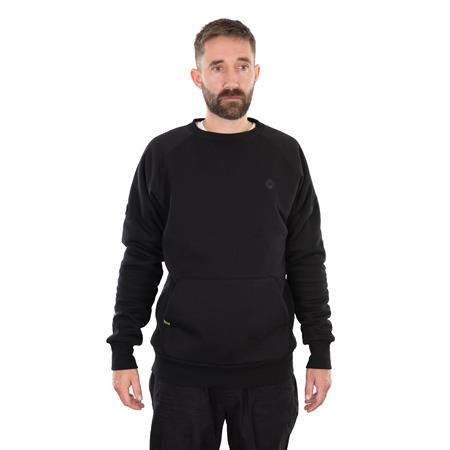 SWEAT HOMME FOX MATRIX SHERPA SWEATER - NOIR