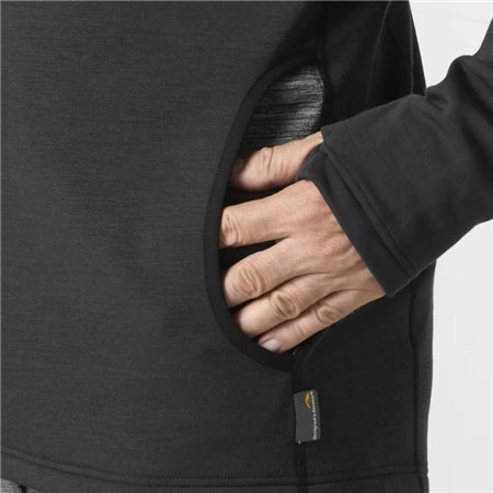 SWEAT HOMME GEOFF ANDERSON WIZWOOL 335 HOODIE - NOIR