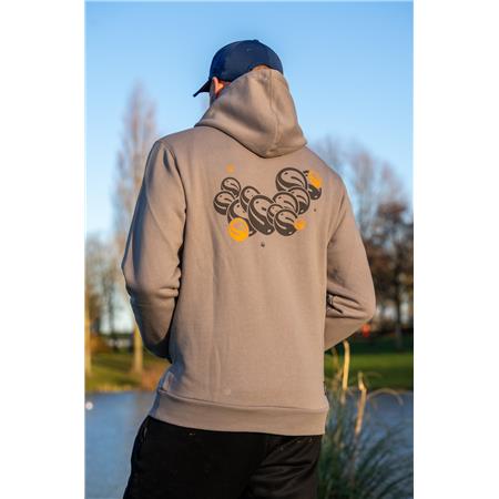 SWEAT HOMME GURU GREY CIRCLES HOODIE - GRIS