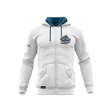 Sweat Homme Hot Spot Design Future Marlin - Blanc