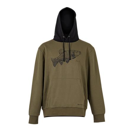Sweat Homme Korum Classic Tench Hoodie - Kaki