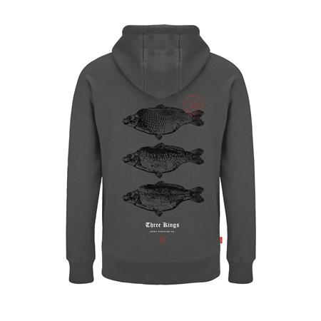 Sweat Homme Kumu 3 Kings Grey Hoodie - Gris
