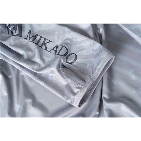 SWEAT HOMME MIKADO LONG SLEEVE HOODIE WITH UPF FILTER - GRIS