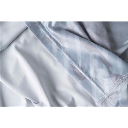 SWEAT HOMME MIKADO LONG SLEEVE HOODIE WITH UPF FILTER - GRIS