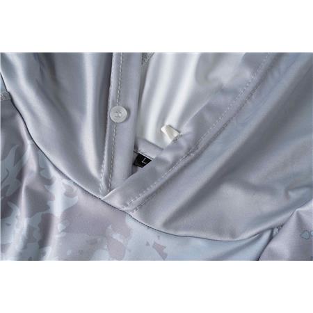 SWEAT HOMME MIKADO LONG SLEEVE HOODIE WITH UPF FILTER - GRIS