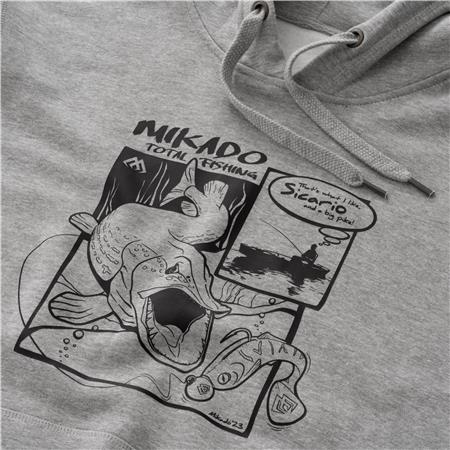 SWEAT HOMME MIKADO SICARIO - GRIS