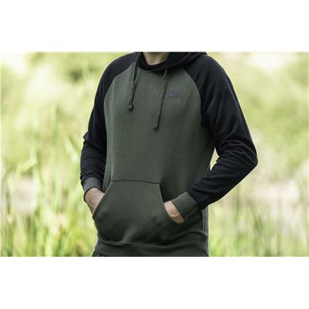 SWEAT HOMME NASH MAKE IT HAPPEN HOODY RAGLAN - VERT