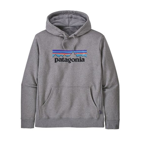 Sweat Homme Patagonia P-6 Logo Uprisal Hoody - Gravel Heather