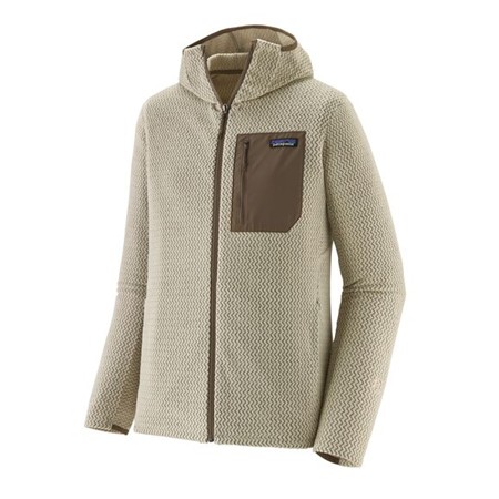 Sweat Homme Patagonia R1 Air Full-Zip Hoody - Pelican
