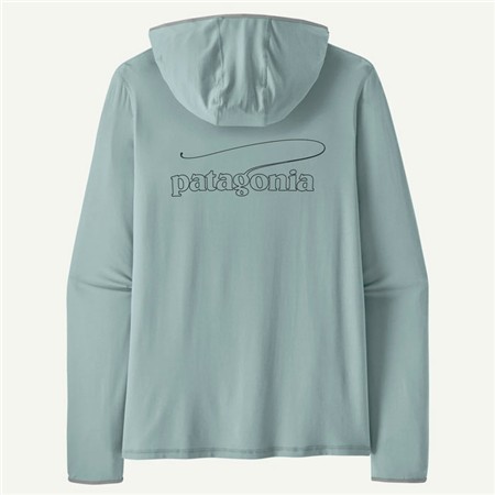SWEAT HOMME PATAGONIA TROPIC COMFORT NATURAL GRAPHIC HOODY - THERMAL BLUE