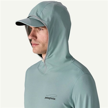 SWEAT HOMME PATAGONIA TROPIC COMFORT NATURAL GRAPHIC HOODY - THERMAL BLUE