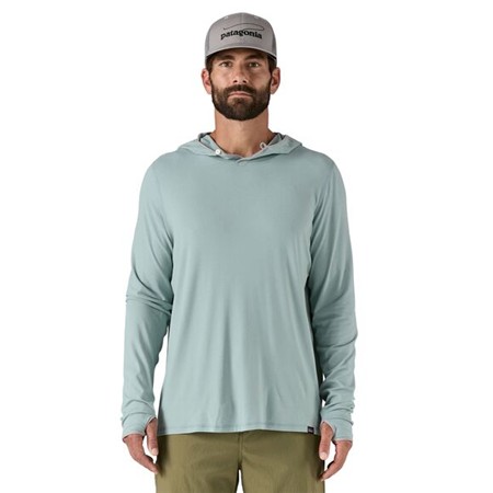 SWEAT HOMME PATAGONIA TROPIC COMFORT NATURAL HOODY - THERMAL BLUE