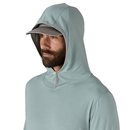 SWEAT HOMME PATAGONIA TROPIC COMFORT NATURAL HOODY - THERMAL BLUE