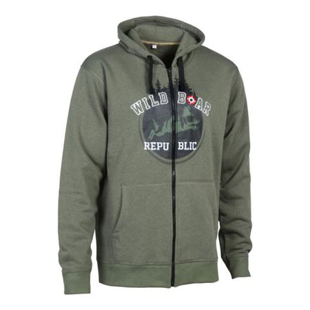 Sweat Homme Percussion A Capuche Wild Boar Republic