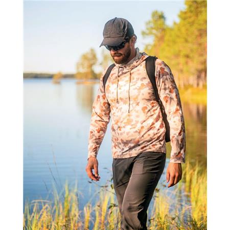 SWEAT HOMME PINEWOOD AIR VENT HOODIE - BEIGE CAMOU