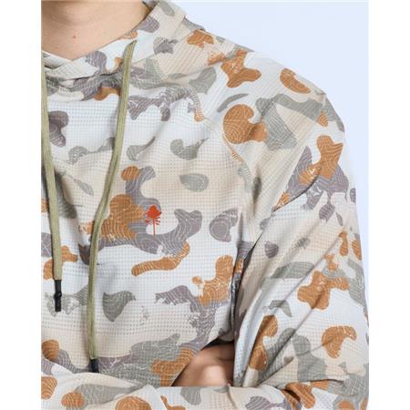 SWEAT HOMME PINEWOOD AIR VENT HOODIE - BEIGE CAMOU