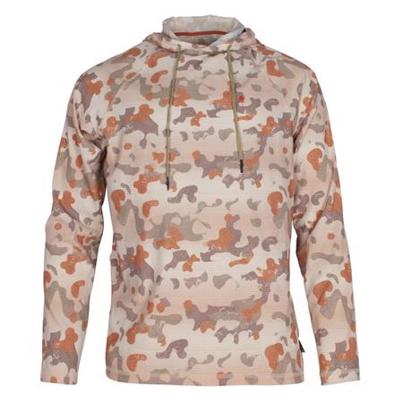 Sweat Homme Pinewood Air Vent Hoodie - Beige Camou