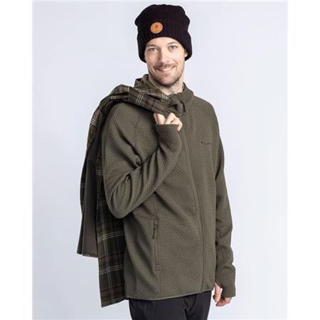 SWEAT HOMME PINEWOOD EVERYDAY TRAVEL FULL ZIP - VERT