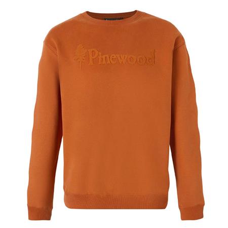 Sweat Homme Pinewood Värnamo Pw Logo - Burned Orange
