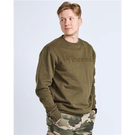 SWEAT HOMME PINEWOOD VÄRNAMO PW LOGO - VERT