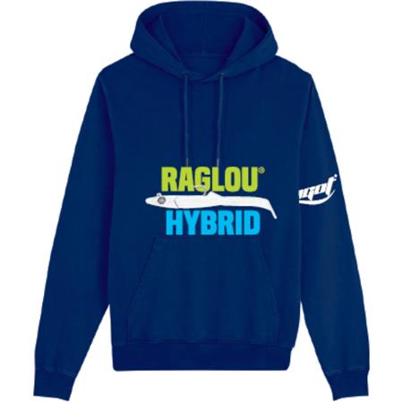Sweat Homme Ragot Raglou Hybrid Hoodie - Bleu