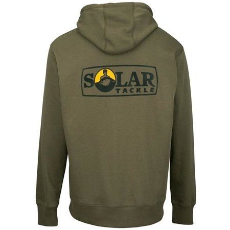 SWEAT HOMME SOLAR CASUALS HOODY - OLIVE