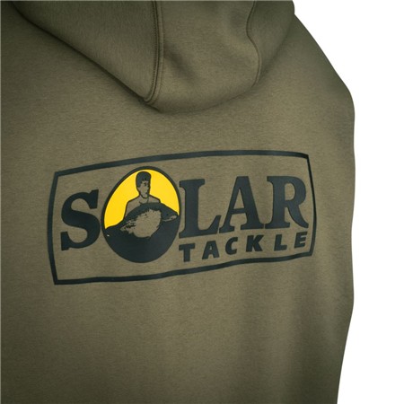 SWEAT HOMME SOLAR CASUALS HOODY - OLIVE