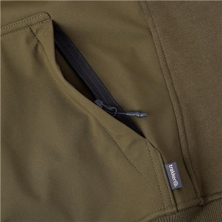 SWEAT HOMME TRAKKER TECHPRO CAPTURE HOODY - KAKI