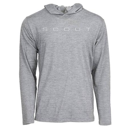 Sweat Homme Vision Scout Merino Bamboo Bug Hoodie - Gris