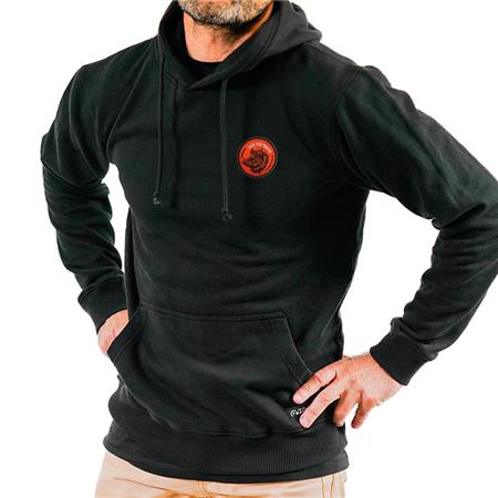 Sweat Javali Sur Vos Traces - Noir