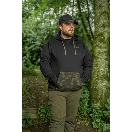 SWEAT MAN - ZWART AVID CARP MINIMAL HOODIE BLACK