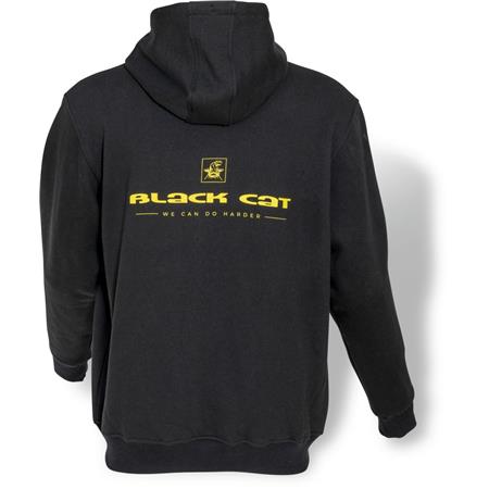 SWEAT MAN - ZWART BLACK CAT ZIPPER