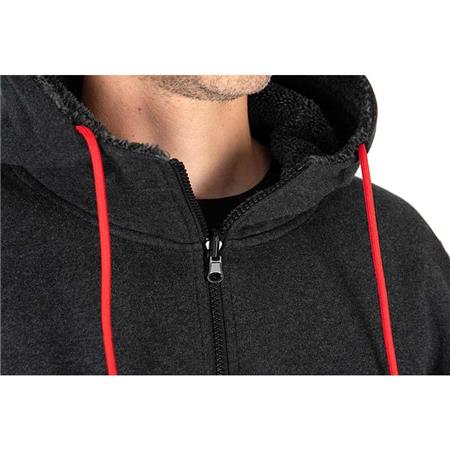 SWEAT MAN - ZWART FOX RAGE REVERSIBLE SHERPA HOODY