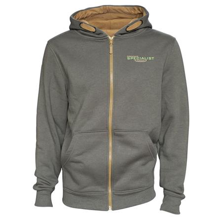 Sweat Masculino Drennan Specialist Zipped Hoody - Caqui