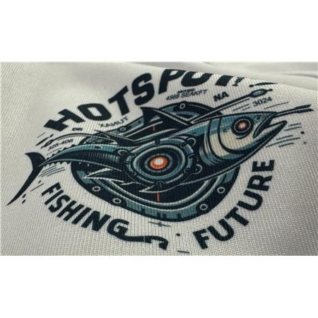 SWEAT MASCULINO HOT SPOT DESIGN FUTURE TUNA - BRANCO