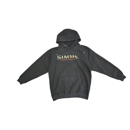 Sweat Simms Hoody Charcoal Heather - Noir