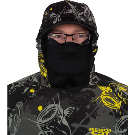 SWEAT VOOR HEREN BLACK CAT PERFORMANCE SUN TOP - ZWART