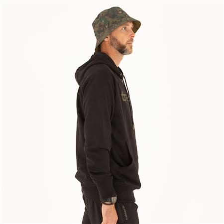 SWEAT VOOR HEREN TRAKKER CR LOGO HOODY BLACK CAMO - ZWART