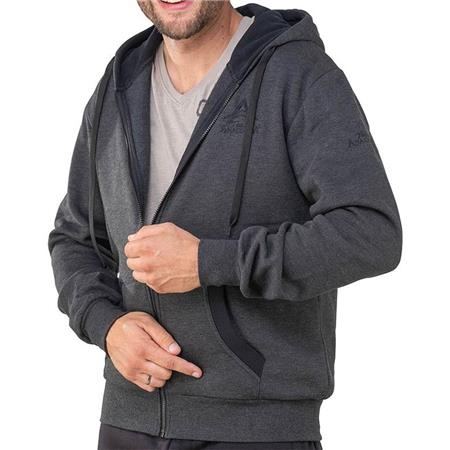 Sweat Voor Mannen Anaconda Urban Zipper Hoodie - Gris
