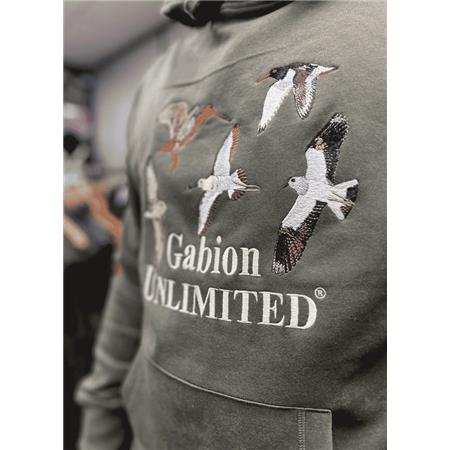 SWEAT VOOR MANNEN GABION UNLIMITED LIMICOLE BRODÉ - KAKI